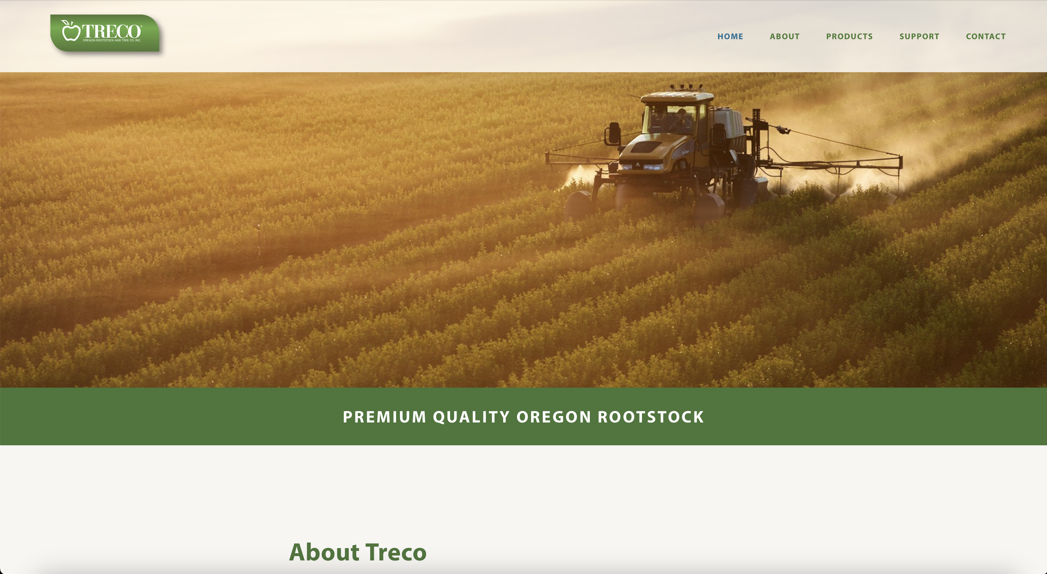 New Treco Homepage